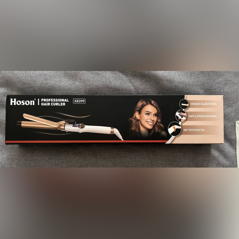 Professional Hair Curler 1 inch - White